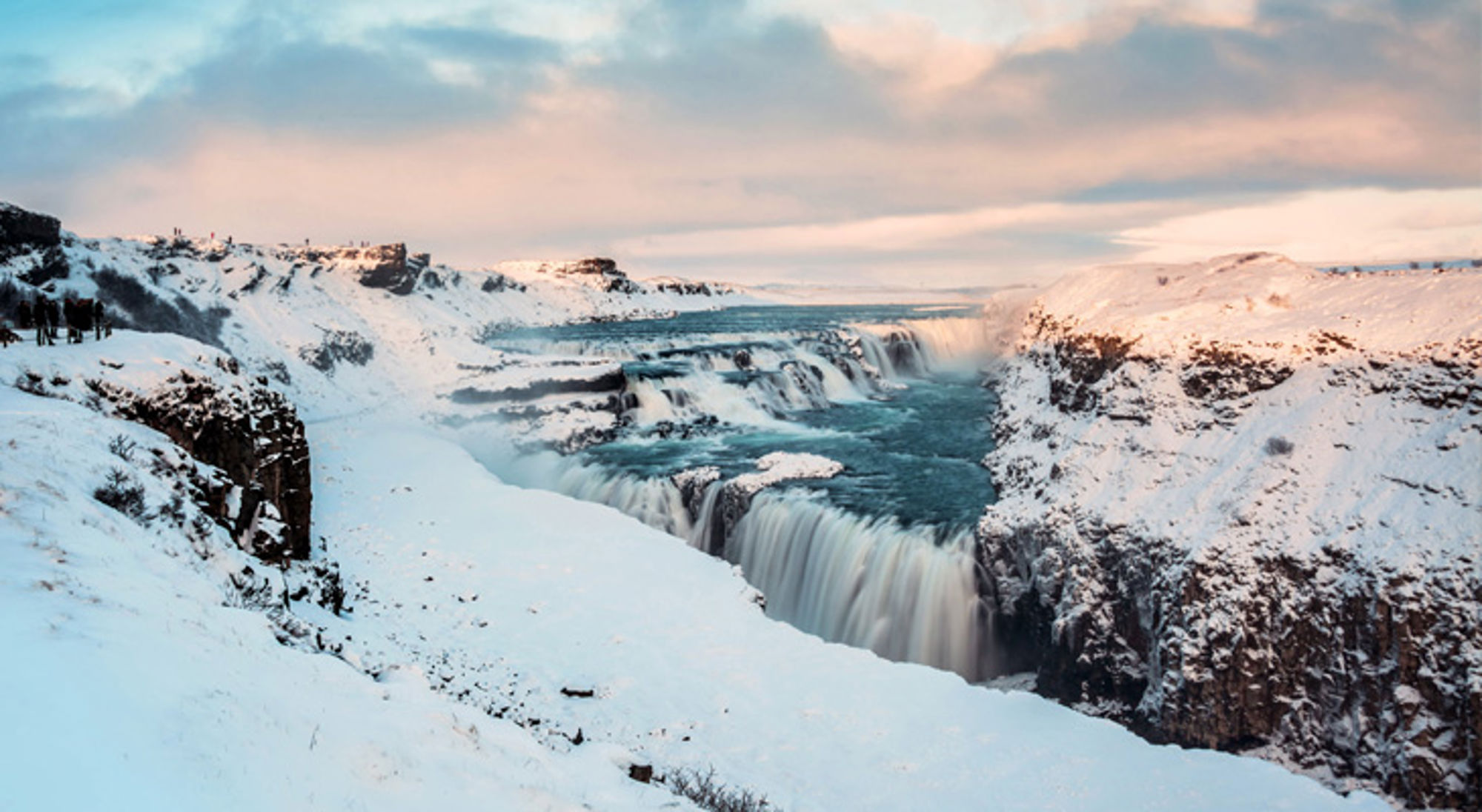 Gullfoss waterval winter