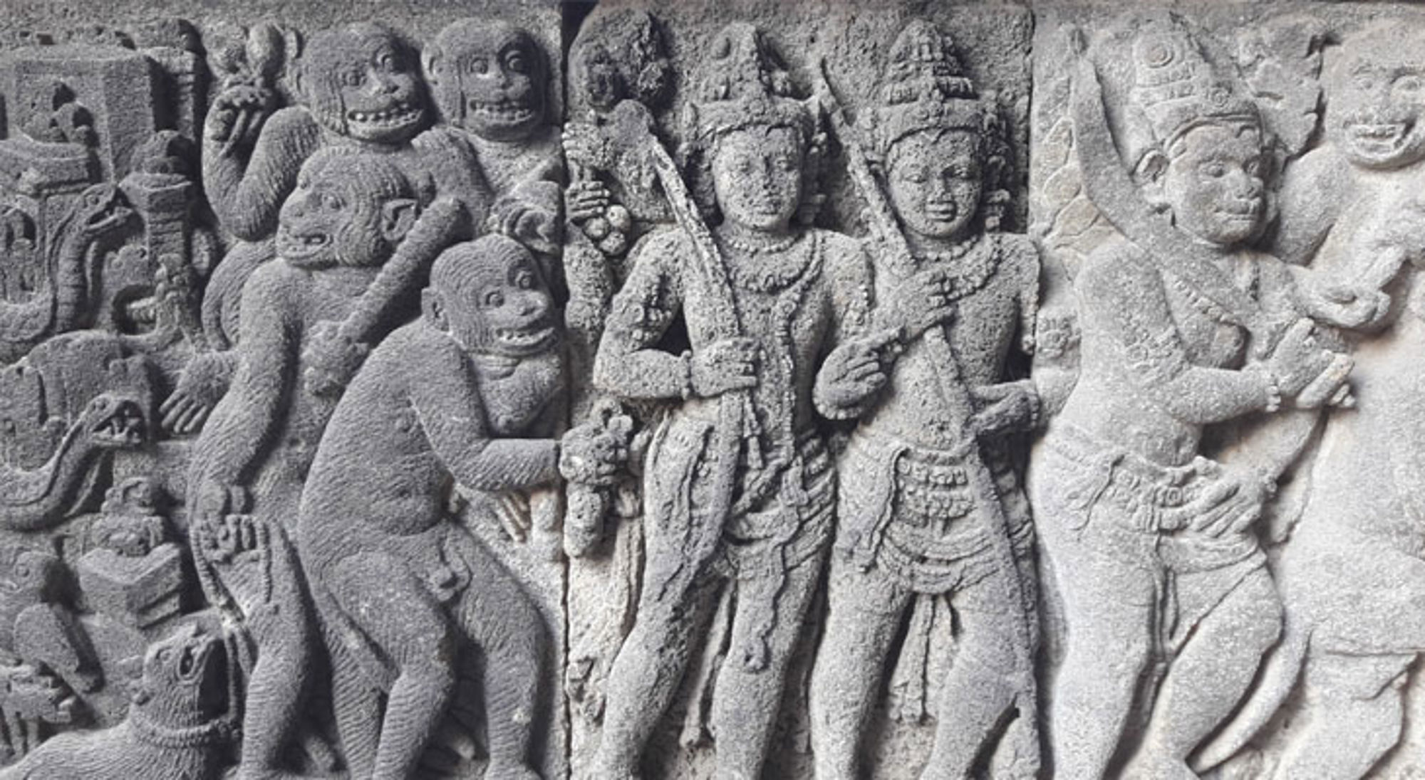 Muursymbolen Prambanan Indonesië