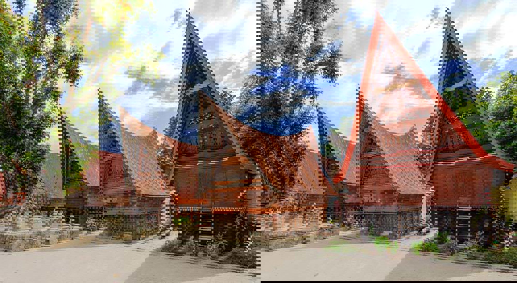 Dorp Tobameer Indonesië