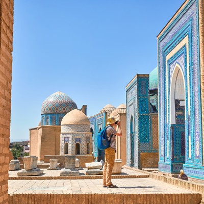 Het beroemde Registan in Samarkand
