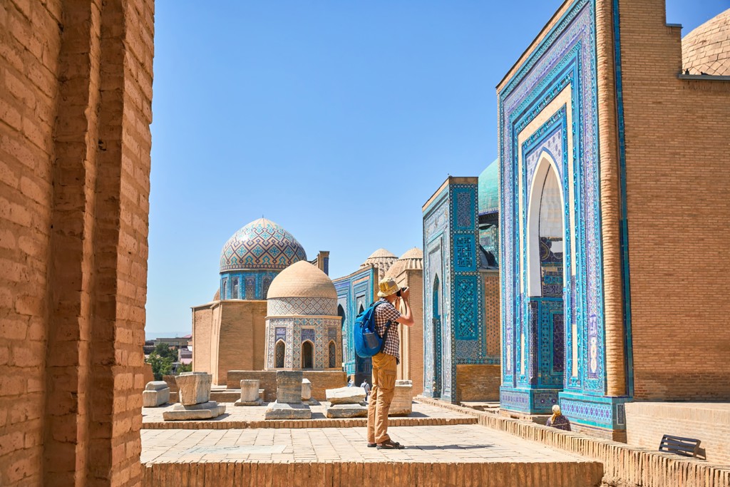 Het beroemde Registan in Samarkand