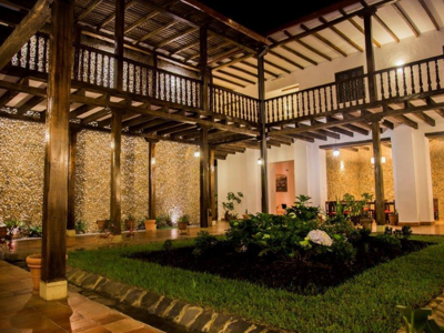 La Xalca hotel - binnentuin