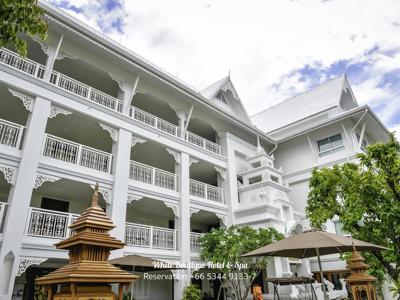 Outside white boutique