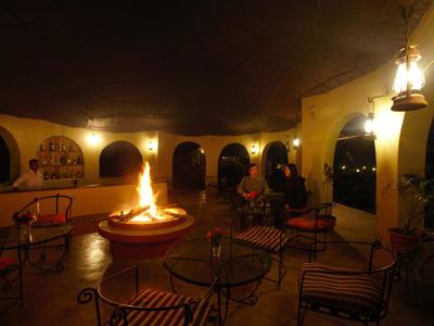 Green Mansion Jungle Resort vuur