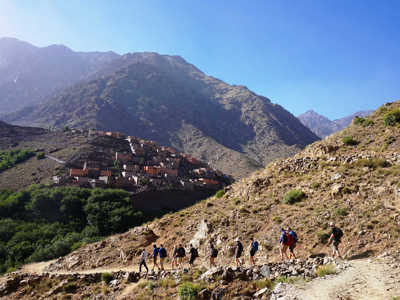 Route 8 daagse beklimming Mt. Toubkal - Day 3