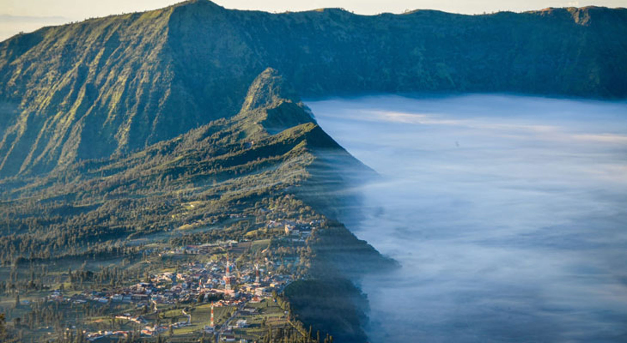 Bromo Vulkaan krater Indonesië