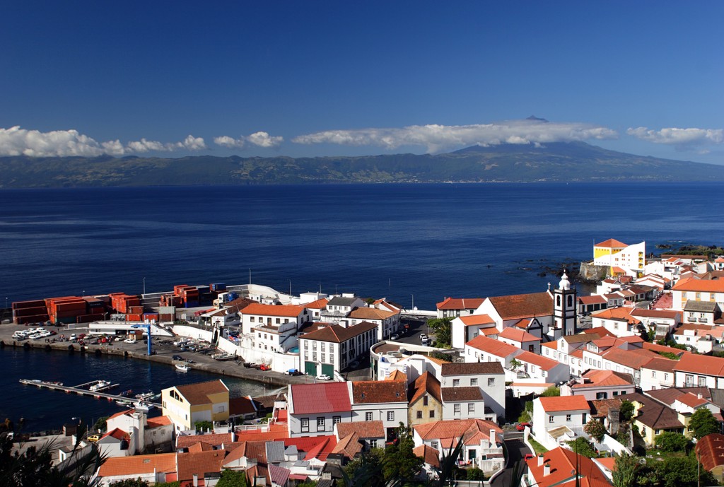 Uitzicht op de Azoren