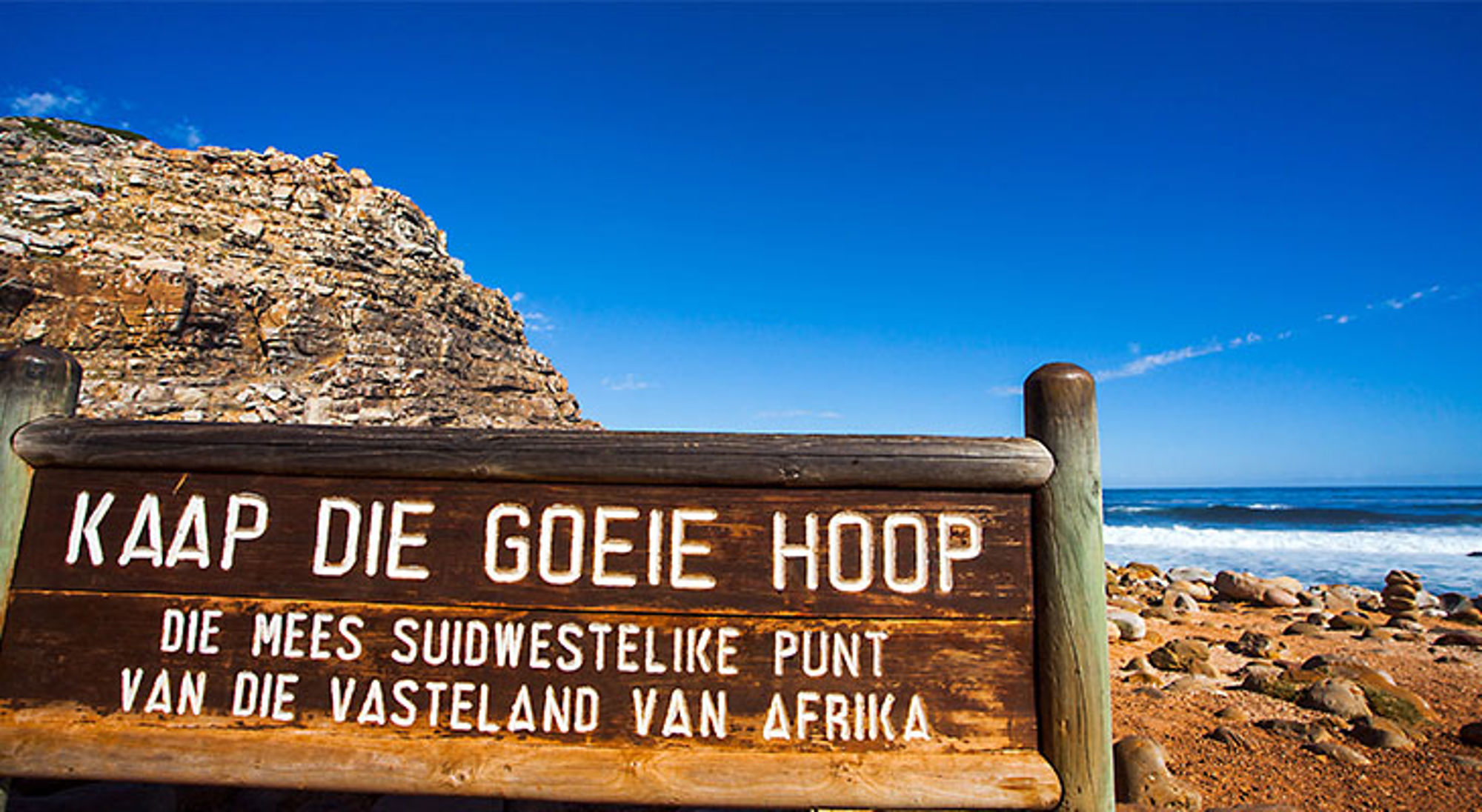 Kaap de Goede Hoop bord