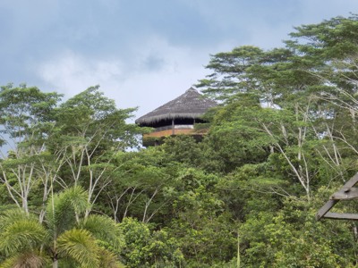 Samboja Lodge uitzicht