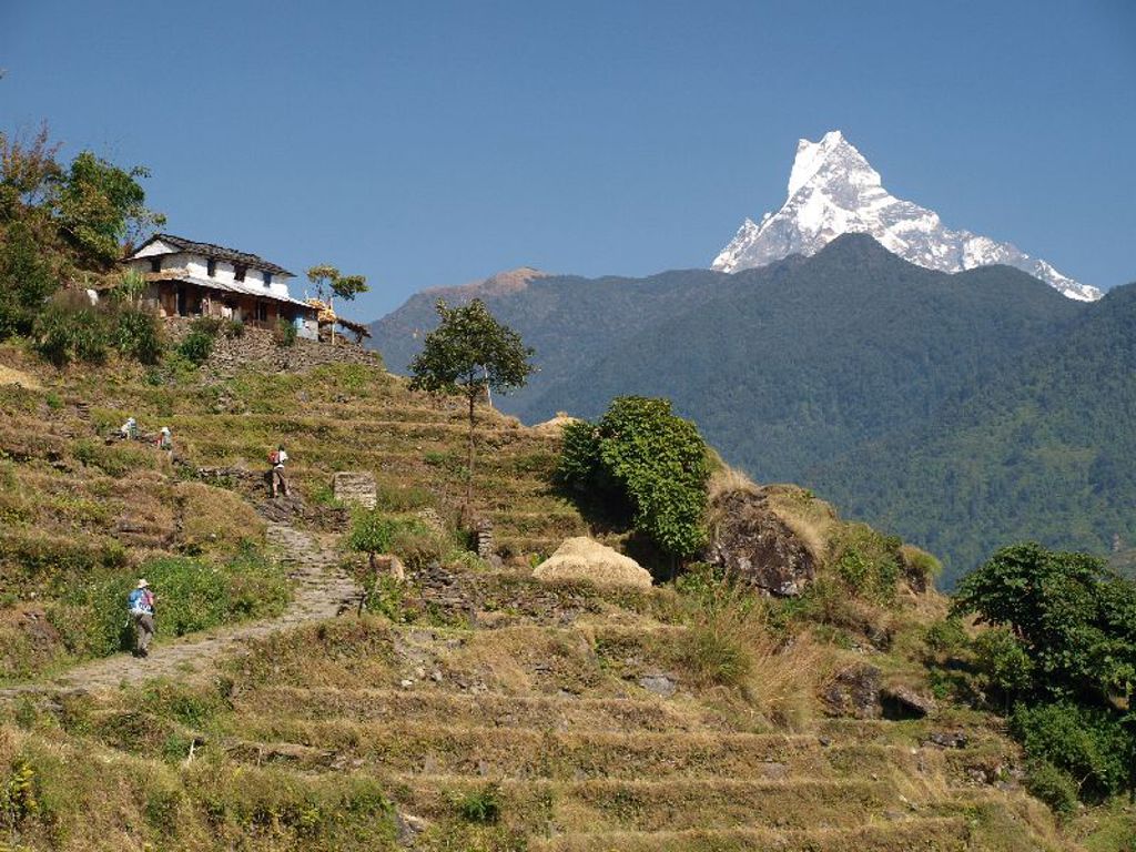 Rondreis Nepal machapuchare