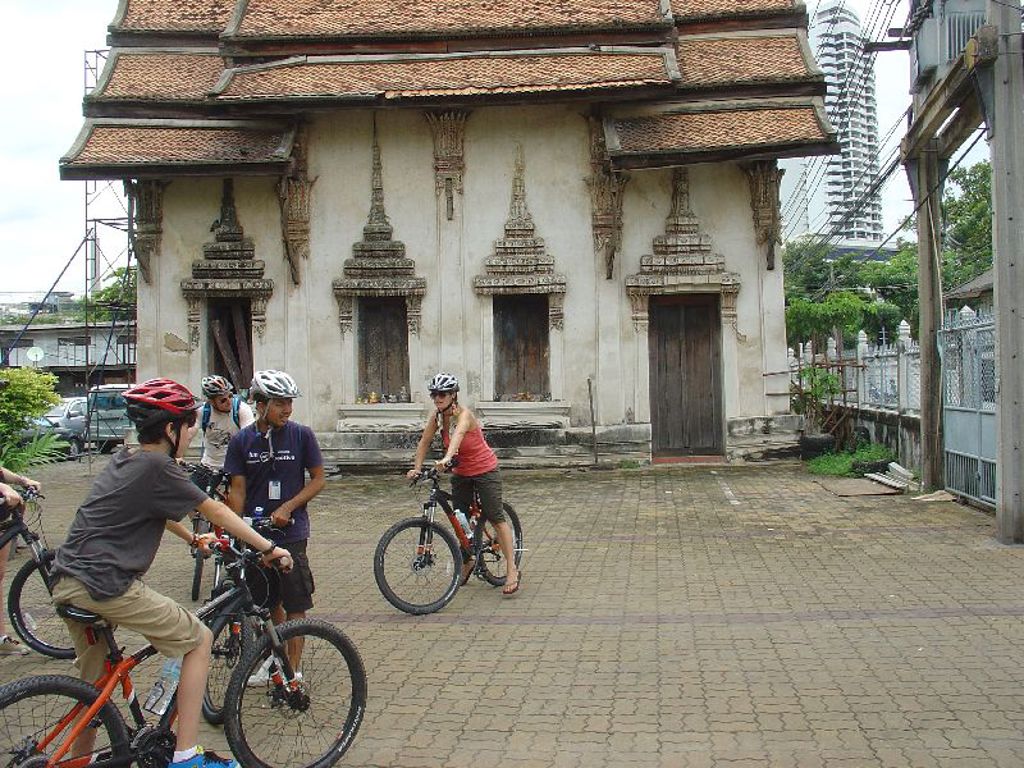 Fietsen in Bangkok