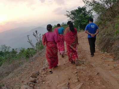 Route India en Nepal