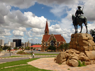 Rondreis Namibië Windhoek church