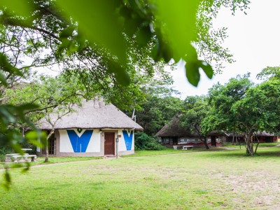 Dumazulu lodge tuin