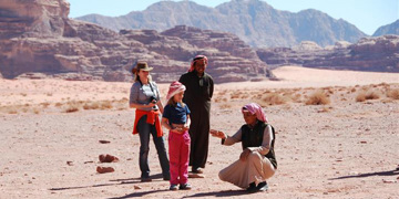 Familiereis Jordanië